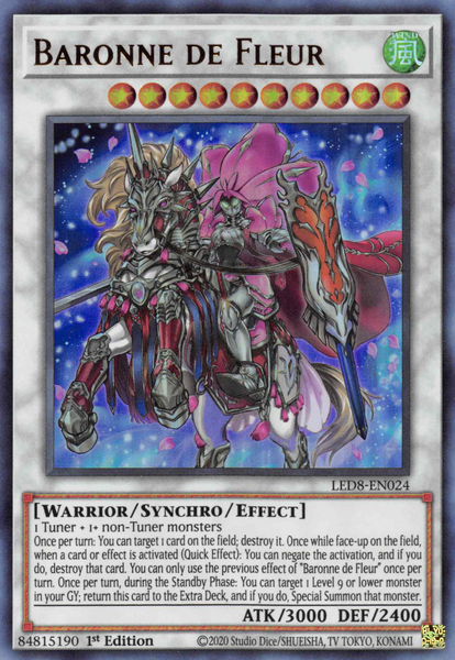 yugioh led8 card list Sauge De Fleur LED8-EN021 Ultra Rare 1st Edition Near Mint SET LIST COMPLETE!"  JUST