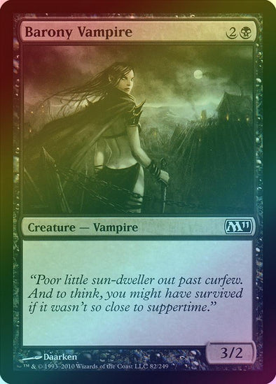 Barony Vampire (Foil) (M11) available at 401 Games Canada
