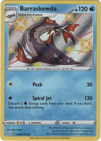 Barraskewda - SV032/SV122 - Shiny Rare available at 401 Games Canada