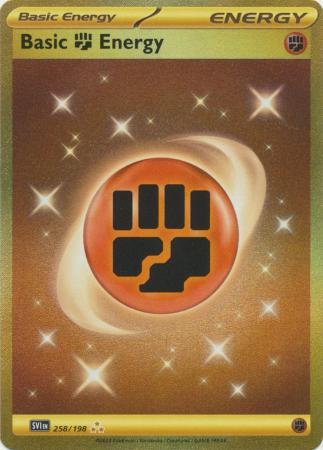 Basic Fighting Energy - 258/198 - Gold Secret Rare available at 401 Games Canada