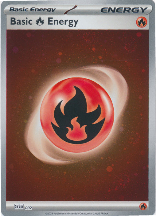 Basic Fire Energy - SVE002 - Cosmos Holo available at 401 Games Canada