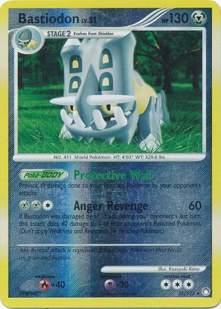 Bastiodon - 21/123 - Rare - Reverse Holo available at 401 Games Canada