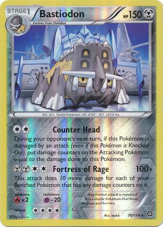 Bastiodon - 70/114 - Rare - Reverse Holo available at 401 Games Canada