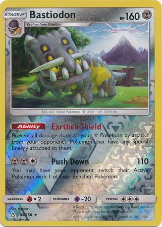 Bastiodon - 85/156 - Holo Rare - Reverse Holo available at 401 Games Canada