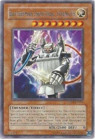 batteryman yugioh deck 401 Games Canada - Batteryman Industrial Strength - LODT-EN031 - Rare