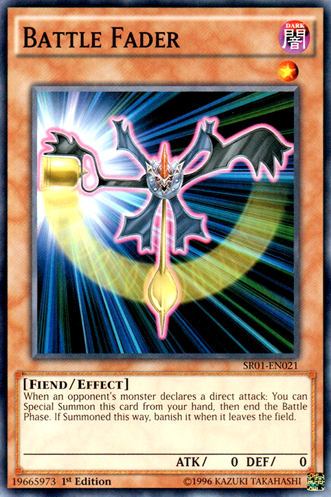 Battle Fader - SR01-EN021 - Common - 1st Edition available at 401 Games Canada