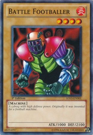 Battle Footballer - 5DS3-EN001 - Common - 1st Edition available at 401 Games Canada