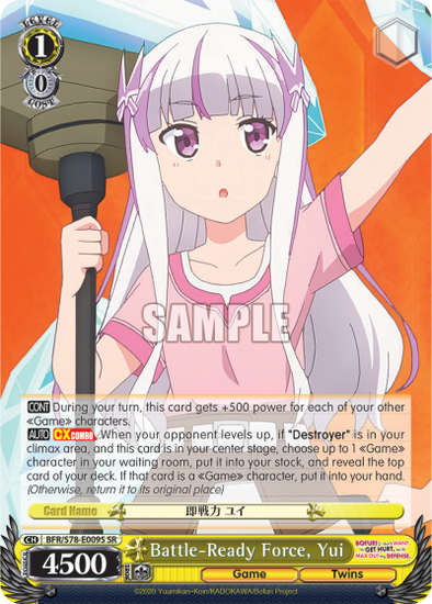 Battle-Ready Force, Yui (SR) available at 401 Games Canada