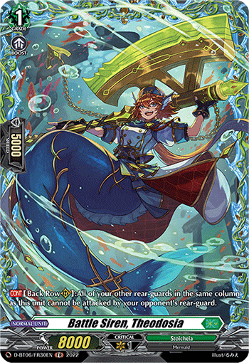 Battle Siren, Theodosia - D-BT06/FR30 - Frame Rare available at 401 Games Canada