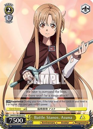 Battle Stance, Asuna - SAO/S100-E019 - Common available at 401 Games Canada