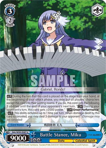 Battle Stance, Miku - DAL/W99-E087 - Uncommon available at 401 Games Canada