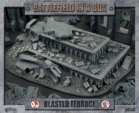 Battlefield in a Box - Gothic Industrial - Blasted Terrace available at 401 Games Canada