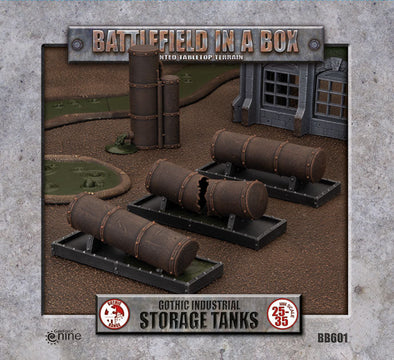 Battlefield in a Box - Gothic Industrial - Storage Tanks available at 401 Games Canada