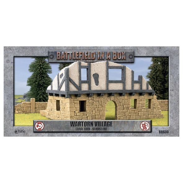 Battlefield in a Box - War-Torn Village - Large Ruins Sandstone available at 401 Games Canada