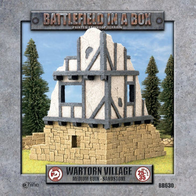 Battlefield in a Box - War-Torn Village - Medium Ruin Sandstone available at 401 Games Canada