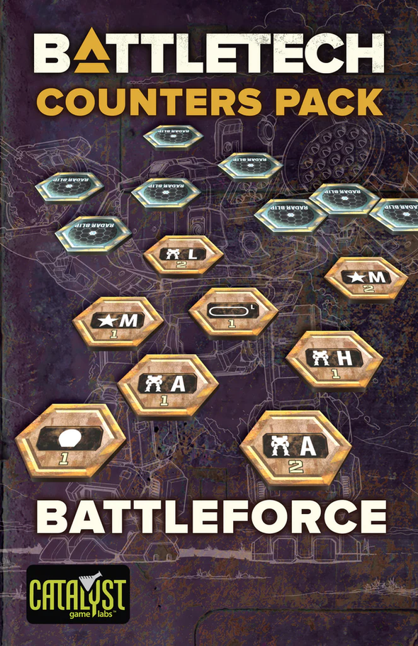 Battletech - Counters Pack: BattleForce available at 401 Games Canada