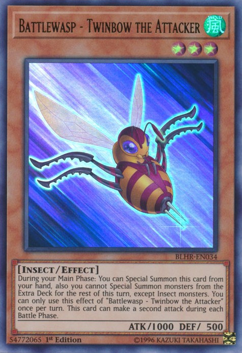 Battlewasp - Twinbow the Attacker - BLHR-EN034 - Ultra Rare - 1st Edition available at 401 Games Canada