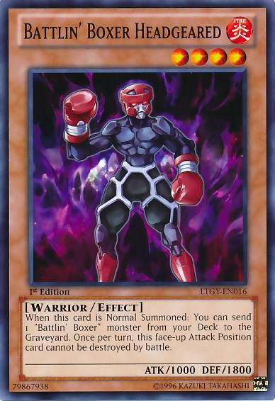 Battlin' Boxer Headgeared - LTGY-EN016 - Common - 1st Edition available at 401 Games Canada