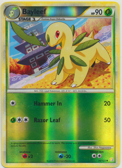 Bayleef - 35/123 - Uncommon - Reverse Holo available at 401 Games Canada