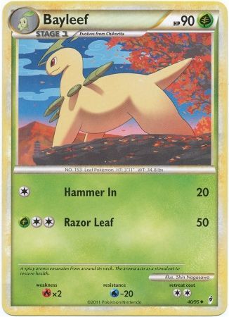 Bayleef - 40/95 - Uncommon available at 401 Games Canada