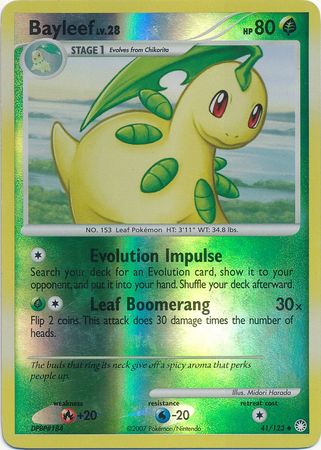 Bayleef - 41/123 - Uncommon - Reverse Holo available at 401 Games Canada