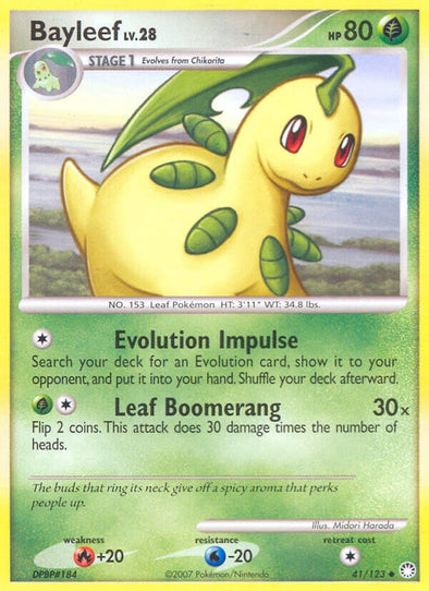 Bayleef - 41/123 - Uncommon available at 401 Games Canada