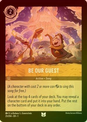 Be Our Guest - 25/204 - Uncommon (Foil) available at 401 Games Canada
