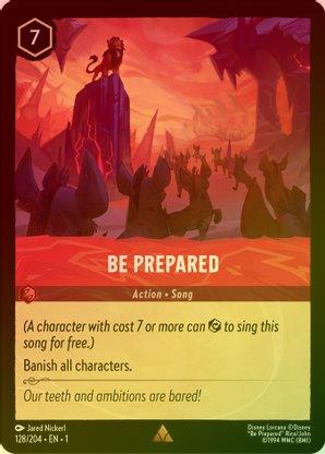 Be Prepared - 128/204 - Rare (Foil) available at 401 Games Canada