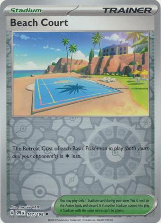 Beach Court - 167/198 - Uncommon - Reverse Holo available at 401 Games Canada