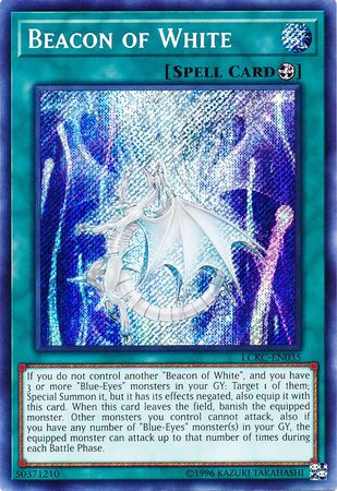 Beacon of White - LCKC-EN035 - Secret Rare - Unlimited available at 401 Games Canada