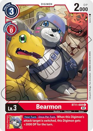 Bearmon - BT11-008 - Common available at 401 Games Canada