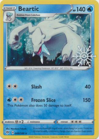 Beartic - 049/189 - Holo Promo (2022 Holiday Calendar) available at 401 Games Canada