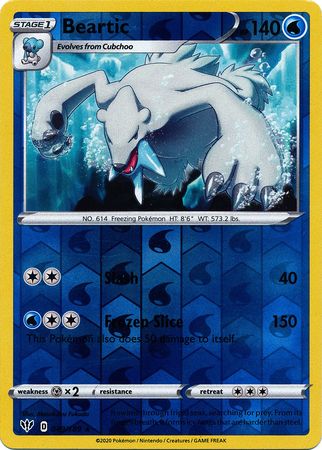 Beartic - 049/189 - Rare - Reverse Holo available at 401 Games Canada