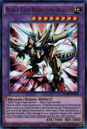 Beast-Eyes Pendulum Dragon - JUMP-EN074 - Ultra Rare available at 401 Games Canada