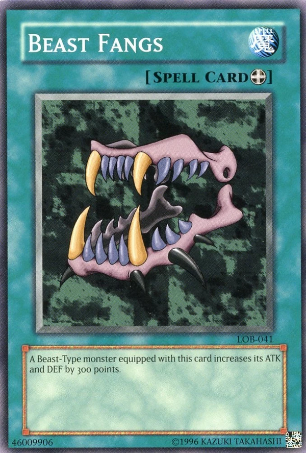 Beast Fangs - LOB-041 - Common - Unlimited available at 401 Games Canada