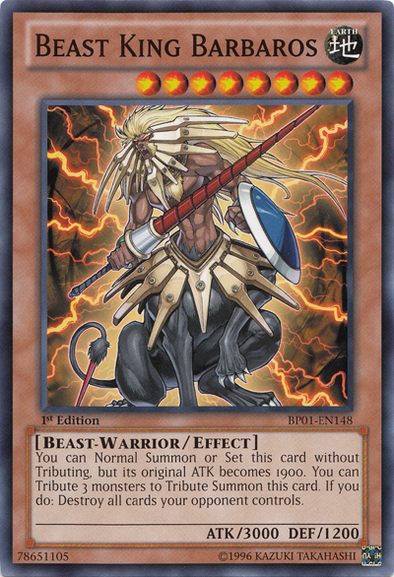 Beast King Barbaros - BP01-EN148 - Common - 1st Edition available at 401 Games Canada