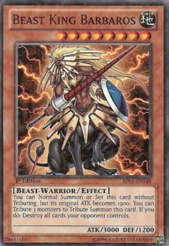 Beast King Barbaros - BP01-EN148 - Starfoil Rare - 1st Edition available at 401 Games Canada