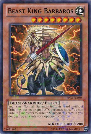 Beast King Barbaros - BP02-EN080 - Mosaic Rare - Unlimited available at 401 Games Canada