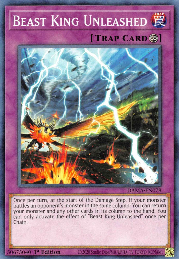 Beast King Unleashed - DAMA-EN078 - Common - 1st Edition available at 401 Games Canada