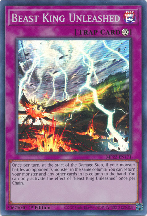 Beast King Unleashed - MP22-EN171 - Super Rare - 1st Edition available at 401 Games Canada