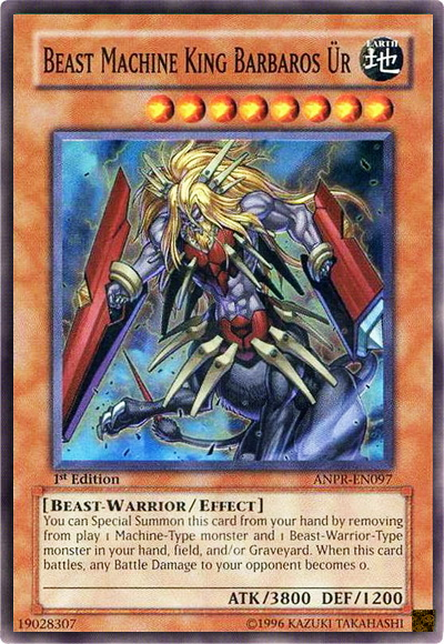 Beast Machine King Barbaros Ur - ANPR-EN097 - Super Rare - 1st Edition available at 401 Games Canada