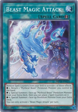 Beast Magic Attack - MP19-EN121 - Common - Unlimited available at 401 Games Canada