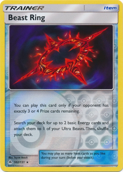 Beast Ring - 102/131 - Rare - Reverse Holo available at 401 Games Canada