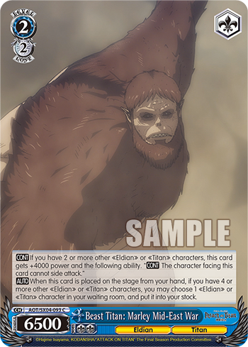 Beast Titan: Marley Mid-East War - AOT/SX04-E093 - Common available at 401 Games Canada