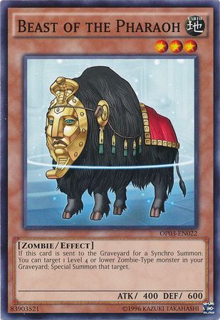 Beast of the Pharaoh - OP03-EN022 - Common available at 401 Games Canada