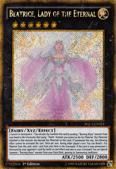 Beatrice, Lady of the Eternal - PGL3-EN021 - Gold Secret Rare - 1st Edition available at 401 Games Canada