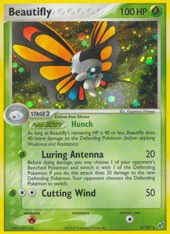 Beautifly - 2/107 - Holo Rare available at 401 Games Canada