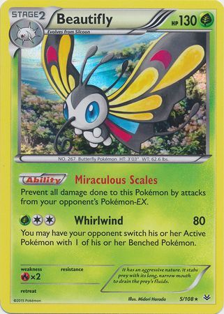 Beautifly - 5/108 - Holo Rare available at 401 Games Canada