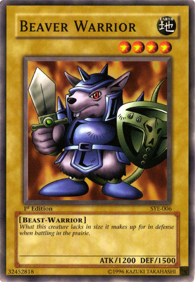 Beaver Warrior - SYE-006 - Common - 1st Edition available at 401 Games Canada