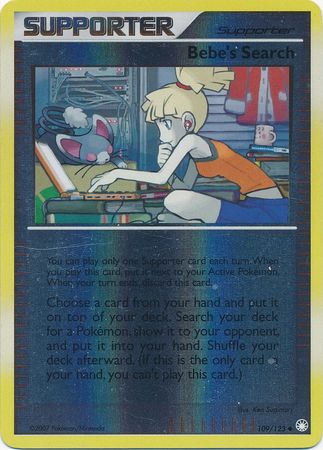 Bebe's Search - 109/123 - Uncommon - Reverse Holo available at 401 Games Canada